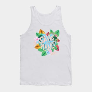 Save the planet Tank Top